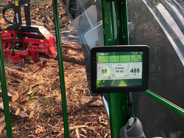 TimberRite H‑16 Medición y control
